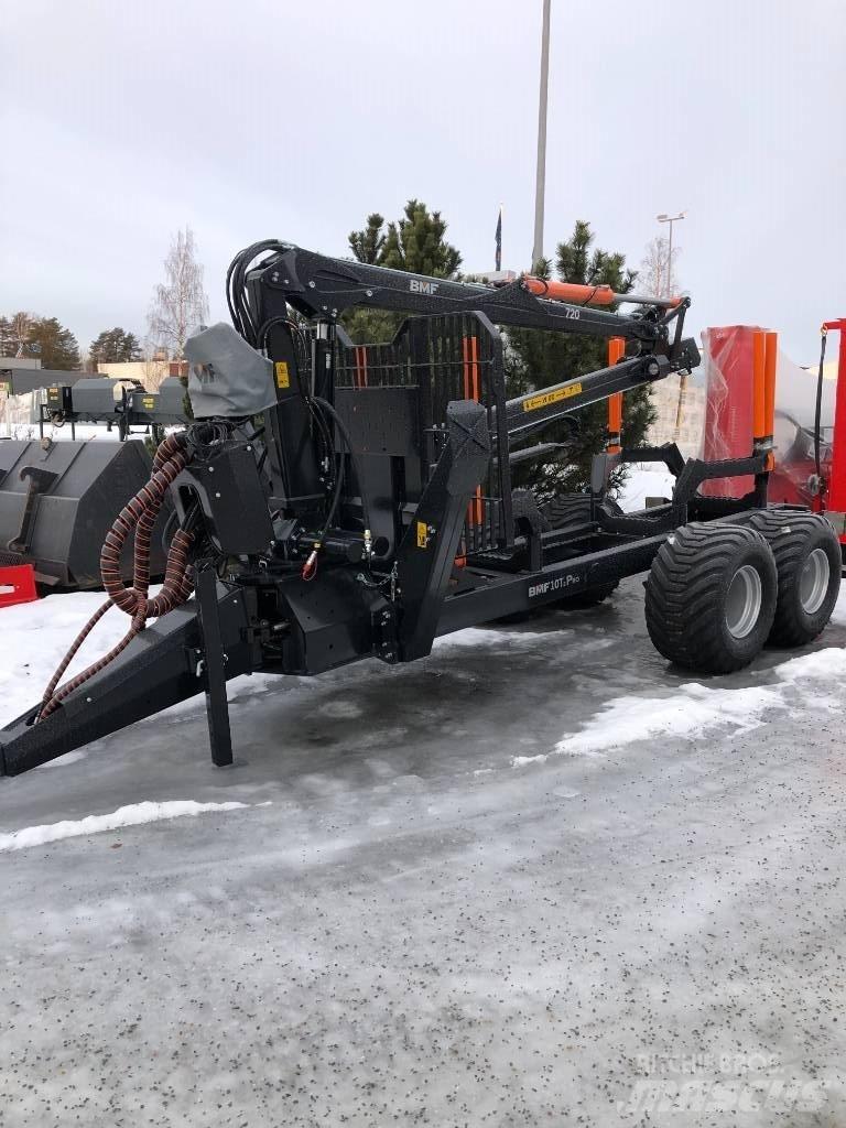 BMF 720+10T2 pro Erdészeti pótkocsik