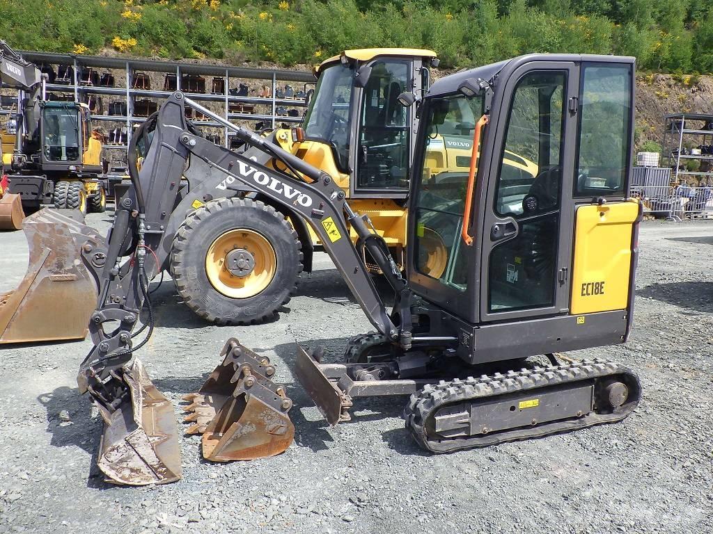 Volvo EC 18 E Mini kotrók < 7t