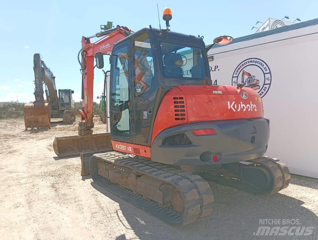 Kubota KX080-4a Erdészeti Kotrók