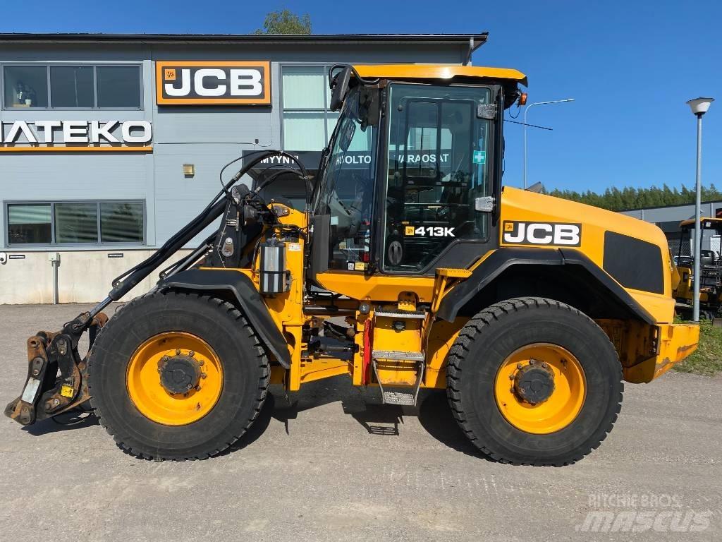 JCB 413 K T4F Gumikerekes homlokrakodók