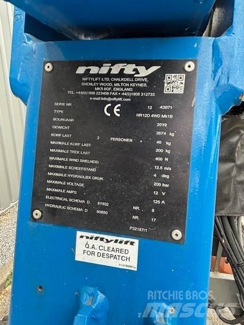 Niftylift HR12 D Karos emelők