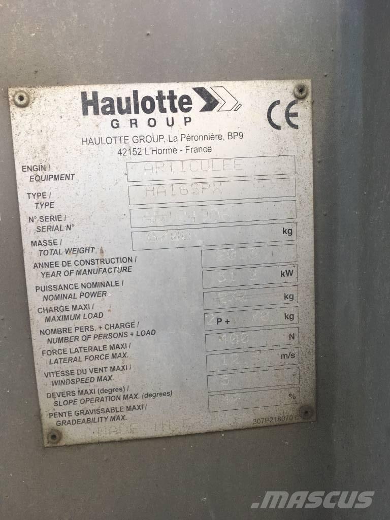 Haulotte HA 16 SPX Karos emelők