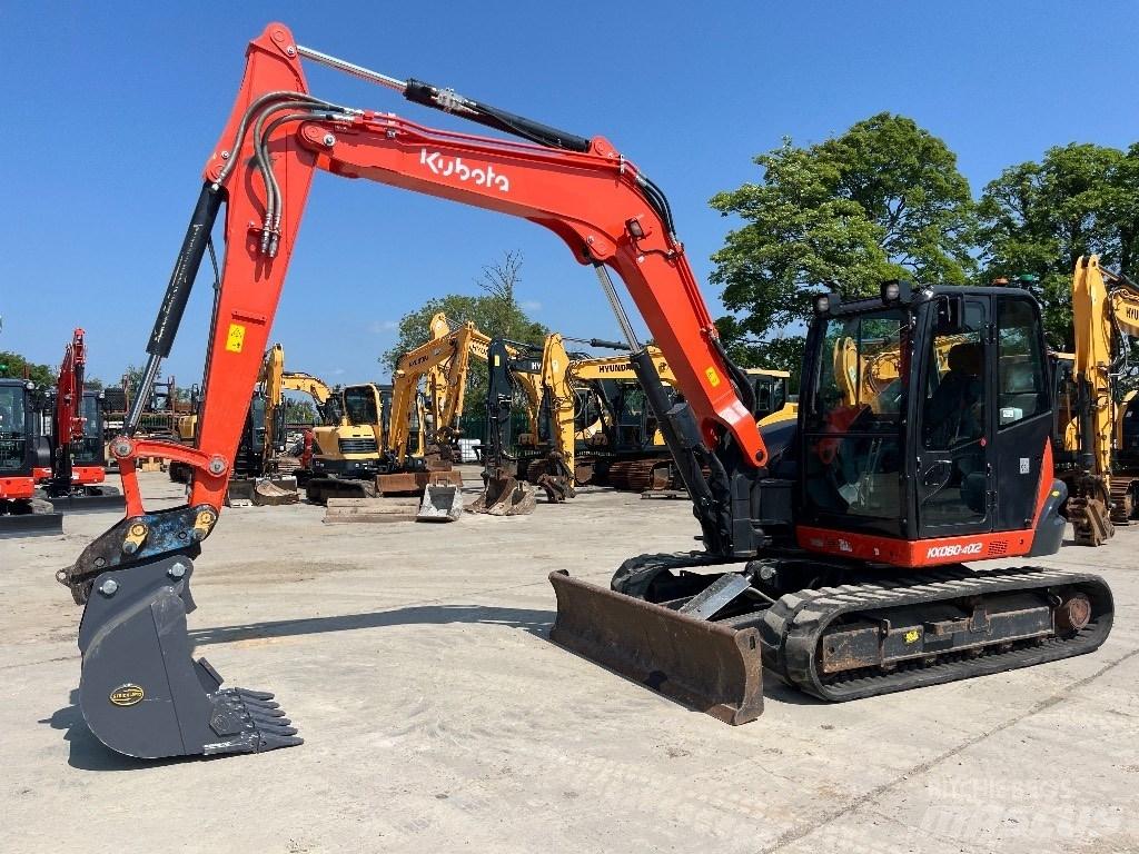Kubota KX 080-4 Közepes (midi) kotrók 7 t - 12 t