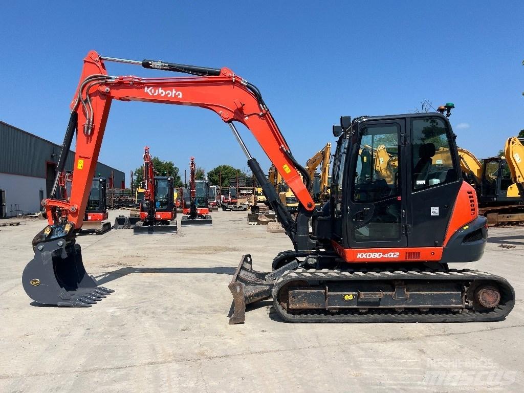 Kubota KX 080-4 Közepes (midi) kotrók 7 t - 12 t