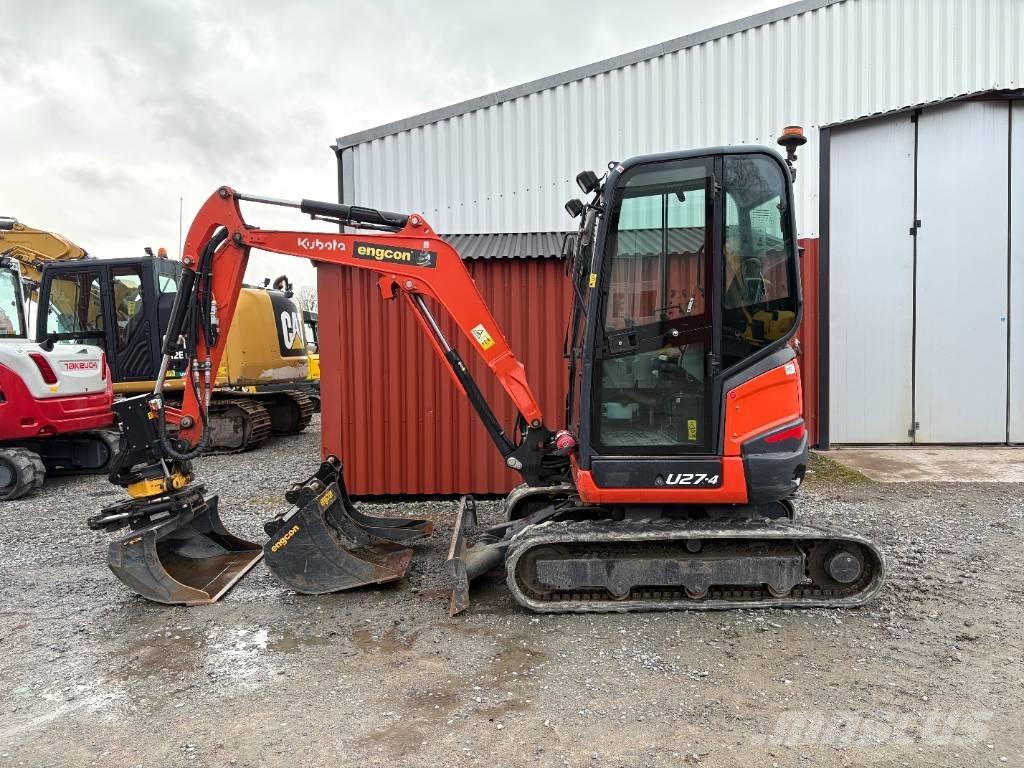 Kubota U27-4 Mini kotrók < 7t