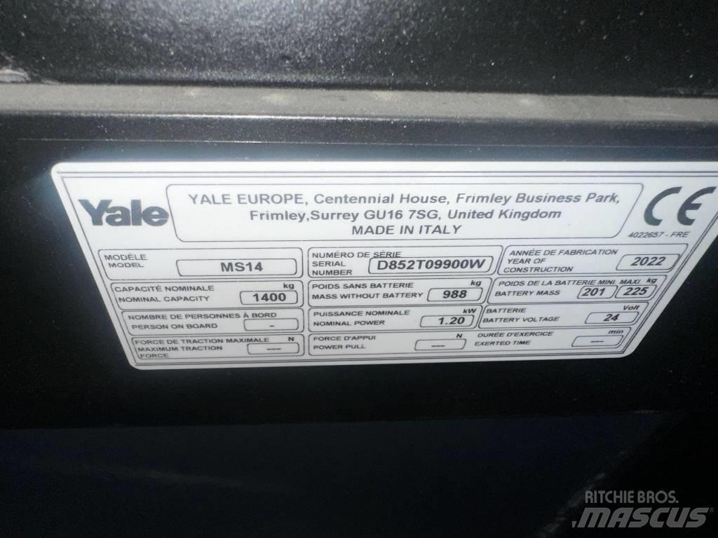 Yale MS 14 AC Gyalogkíséretű targonca
