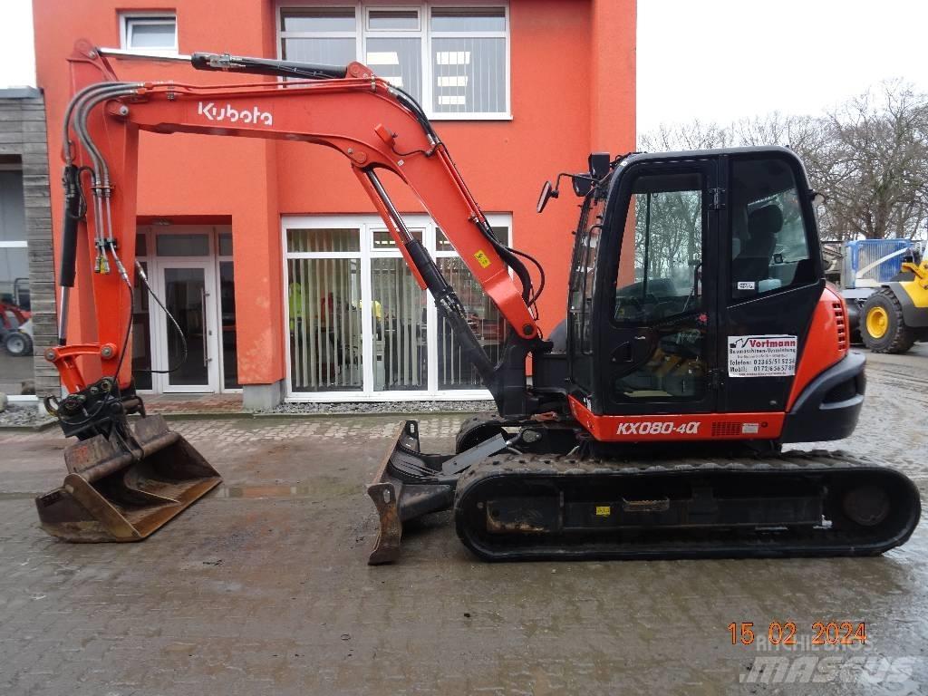 Kubota KX 080-4 Közepes (midi) kotrók 7 t - 12 t