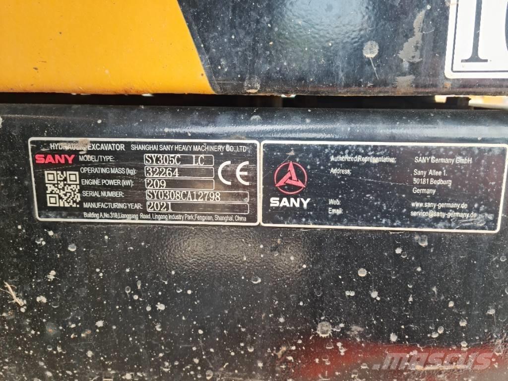 Sany SY 305 CLC Bontásra használt kotrók