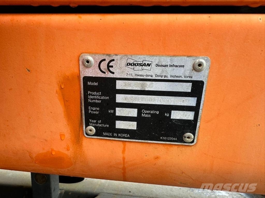 Doosan DX 140 Gumikerekes kotrók