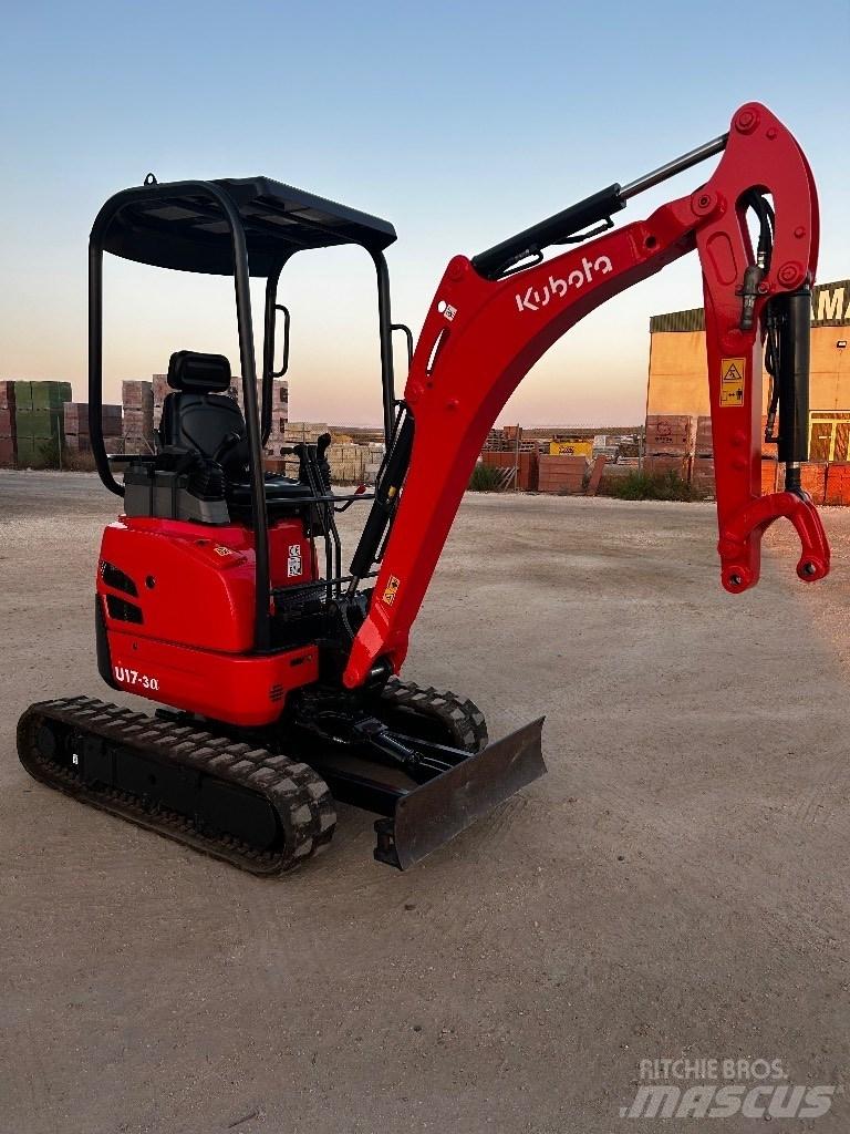 Kubota U 17-3 Mini kotrók < 7t