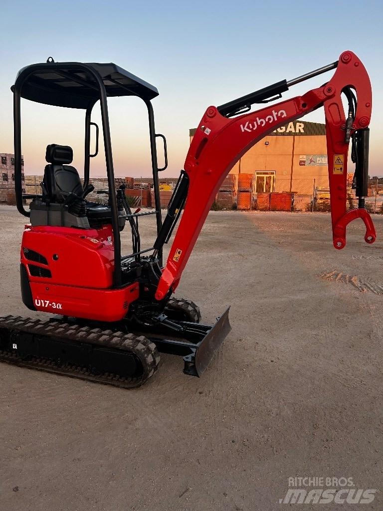 Kubota U 17-3 Mini kotrók < 7t