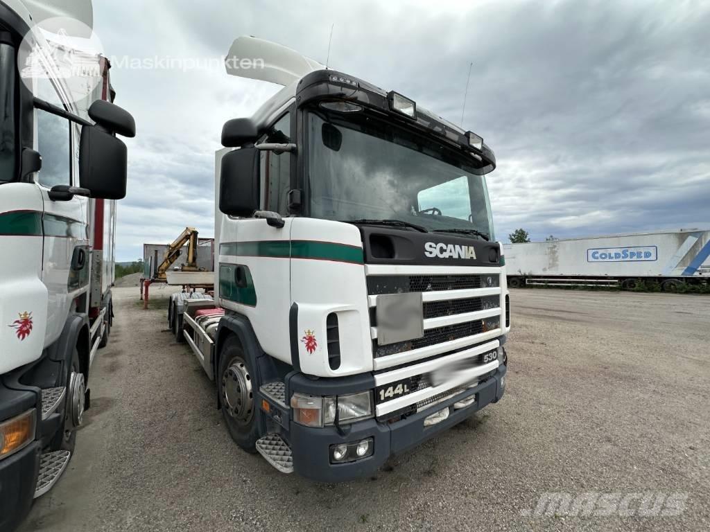 Scania R 124 LB Konténer keretes / Konténeres teherautók