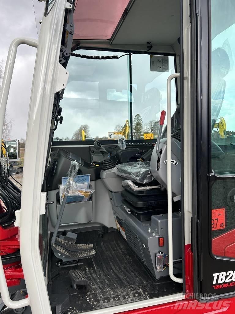 Takeuchi TB260 Mini kotrók < 7t