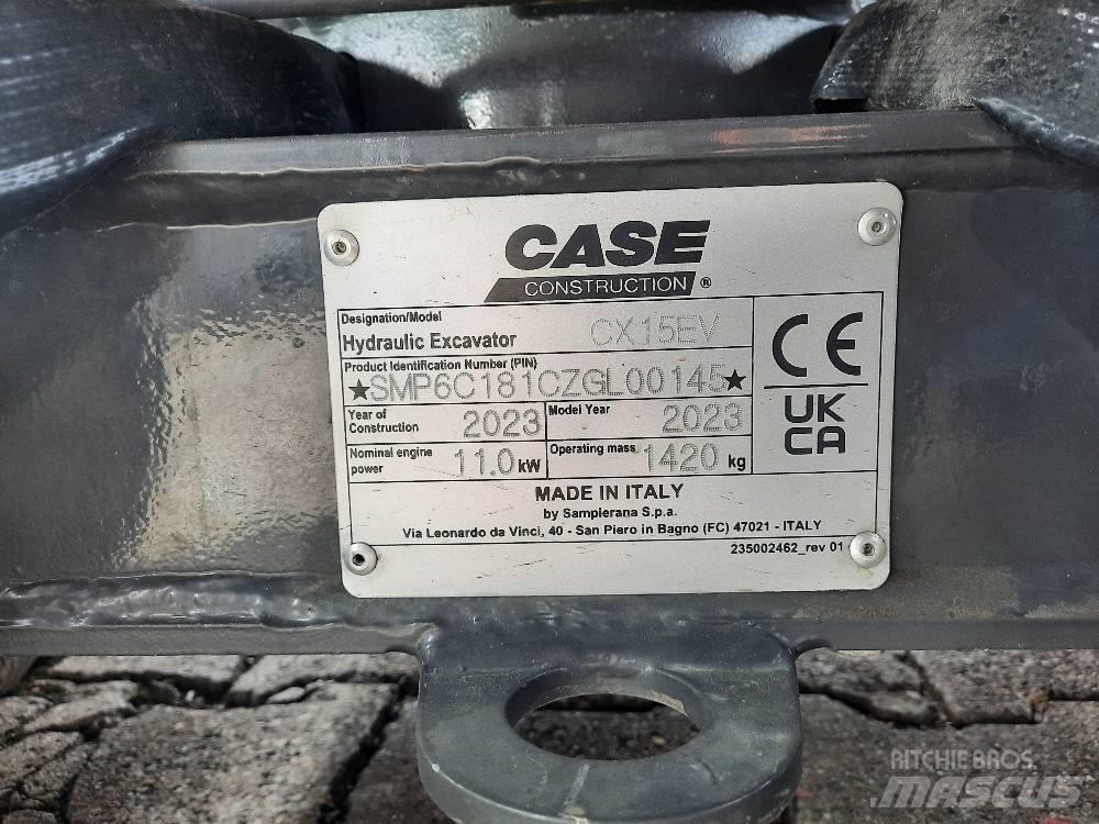 CASE CX 15 EV Mini kotrók < 7t