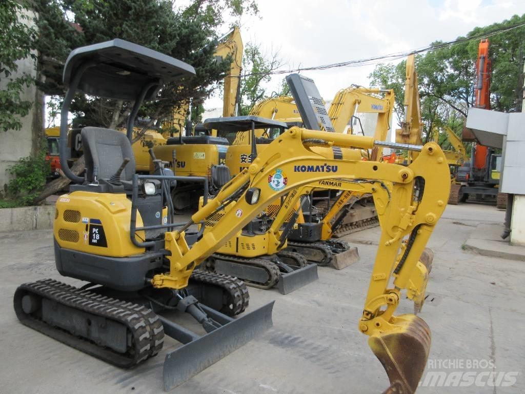 Komatsu PC 18 Mini kotrók < 7t