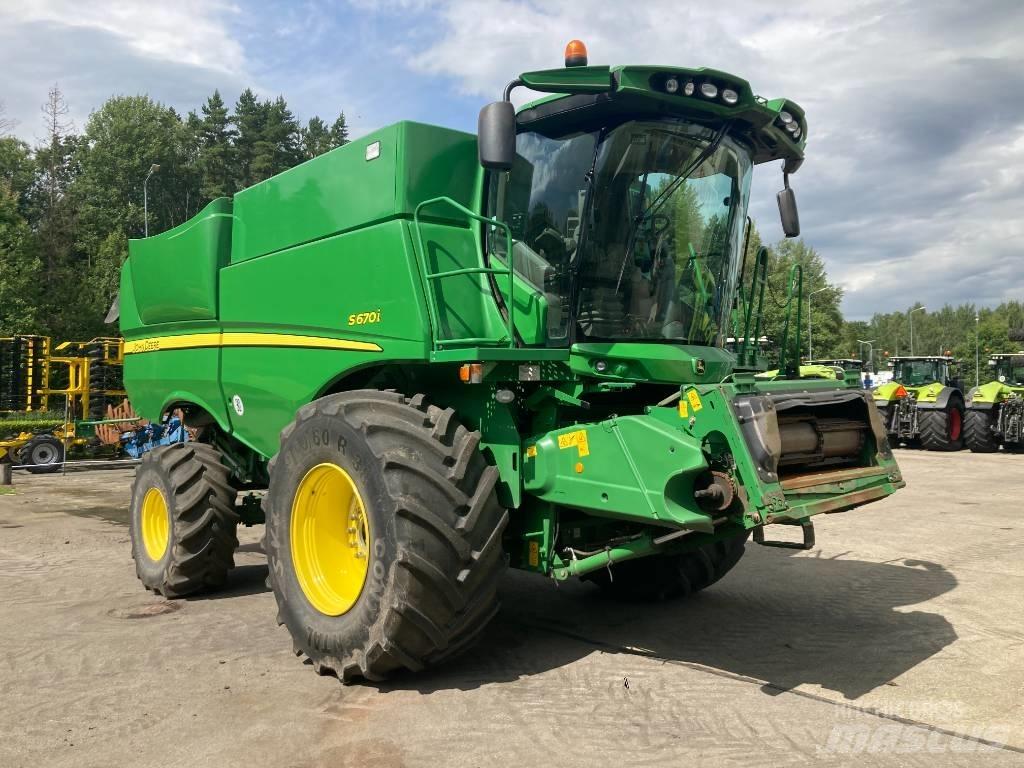 John Deere S 670 i Kombájnok