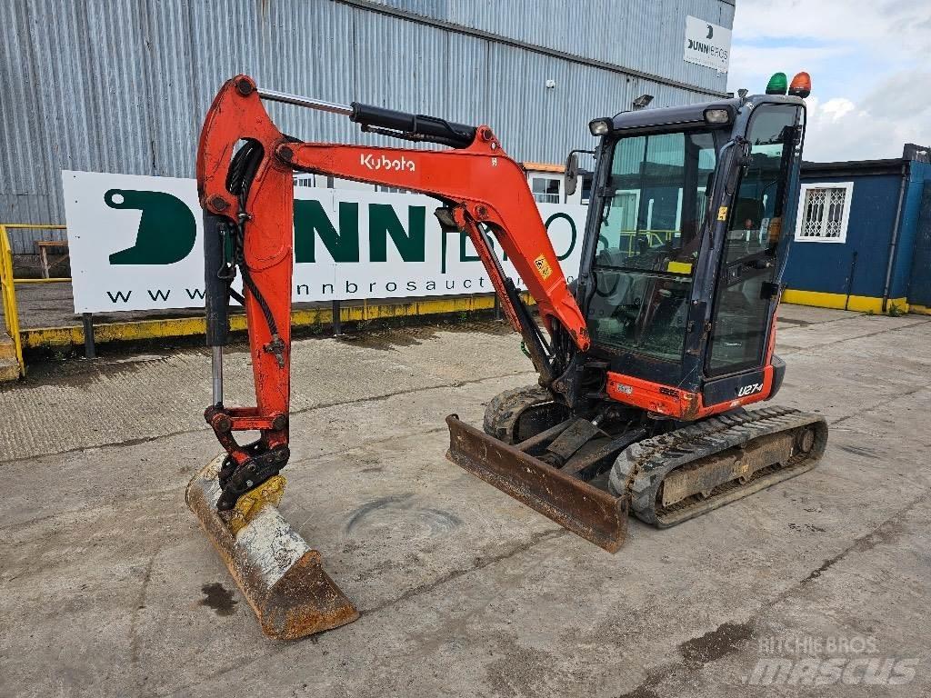Kubota U 27-4 Mini kotrók < 7t