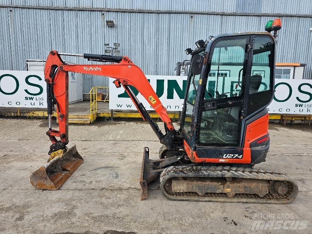 Kubota U 27-4 Mini kotrók < 7t