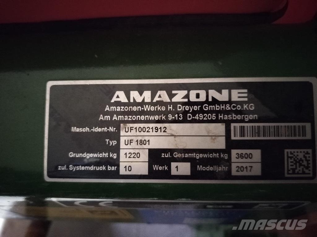 Amazone UF 1801 Rögzített trágyaszórók