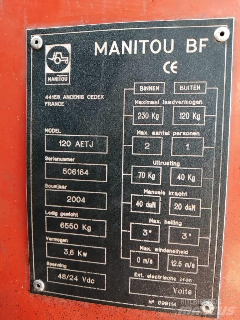 Manitou 120 AETJ3D Karos emelők