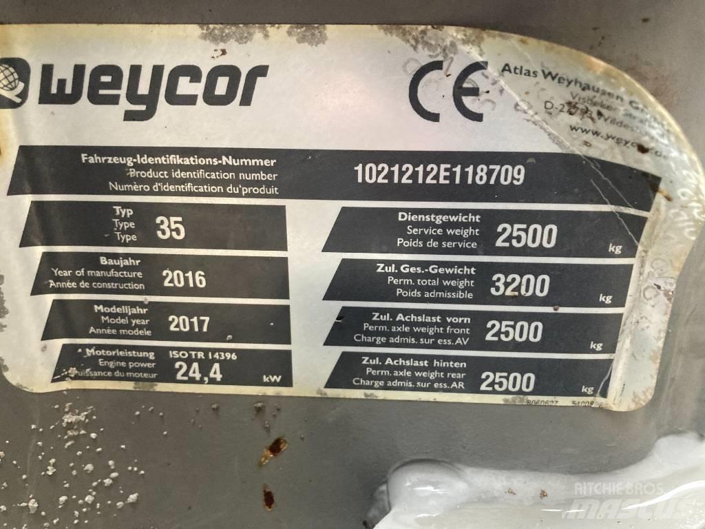Weycor AR35 Mini homlokrakodók
