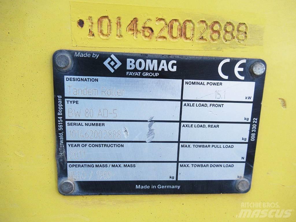 Bomag BW 80 AD-5 Ikerdobos hengerek