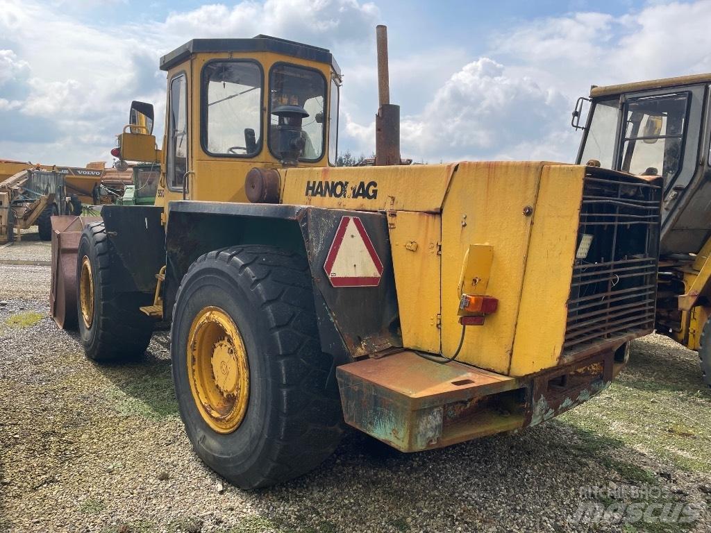 Hanomag 55D Gumikerekes homlokrakodók