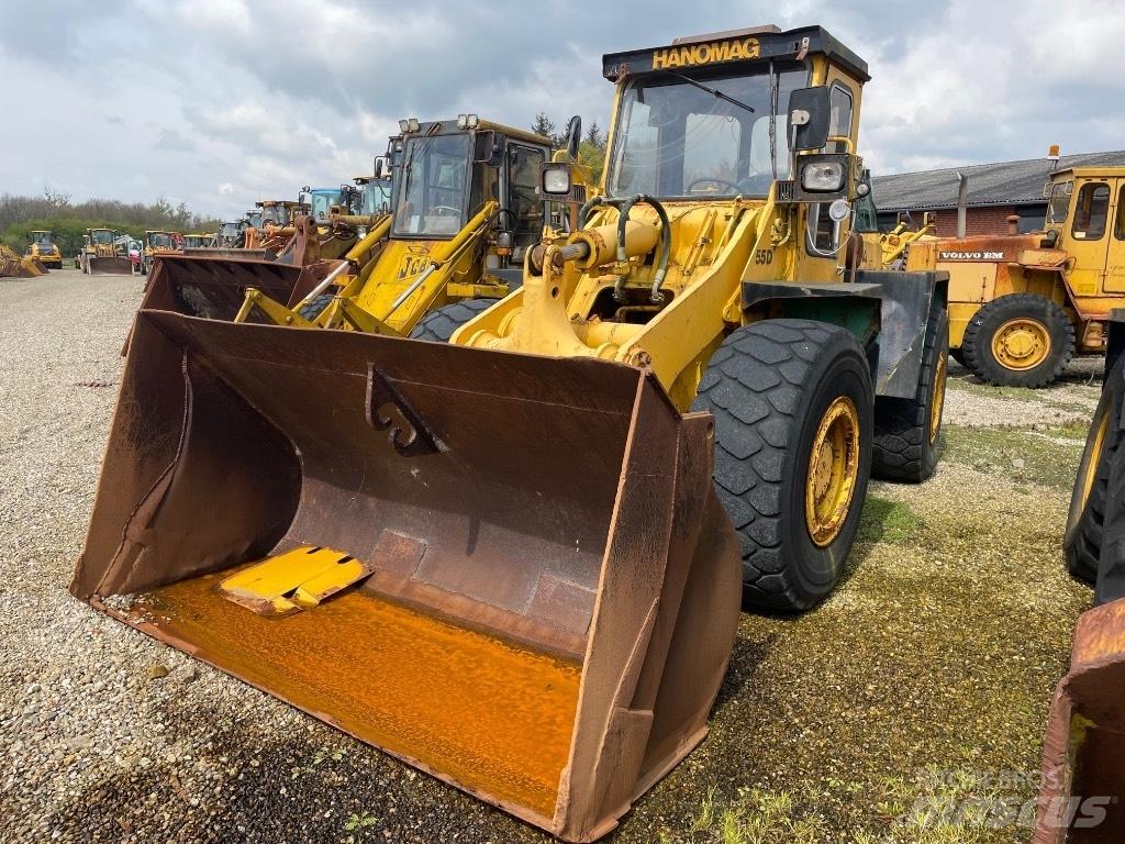 Hanomag 55D Gumikerekes homlokrakodók