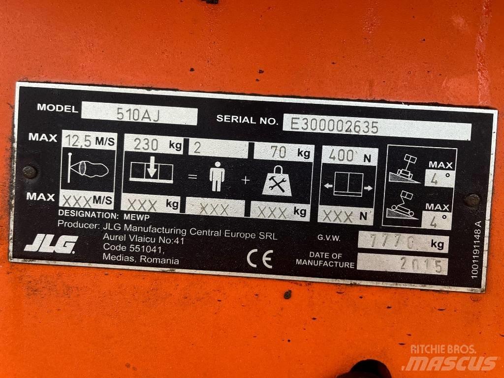 JLG 510 AJ Karos emelők