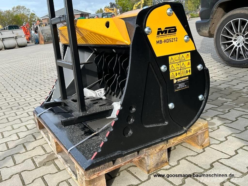 MB Crusher HDS 212 Rotátoros törőkanalak