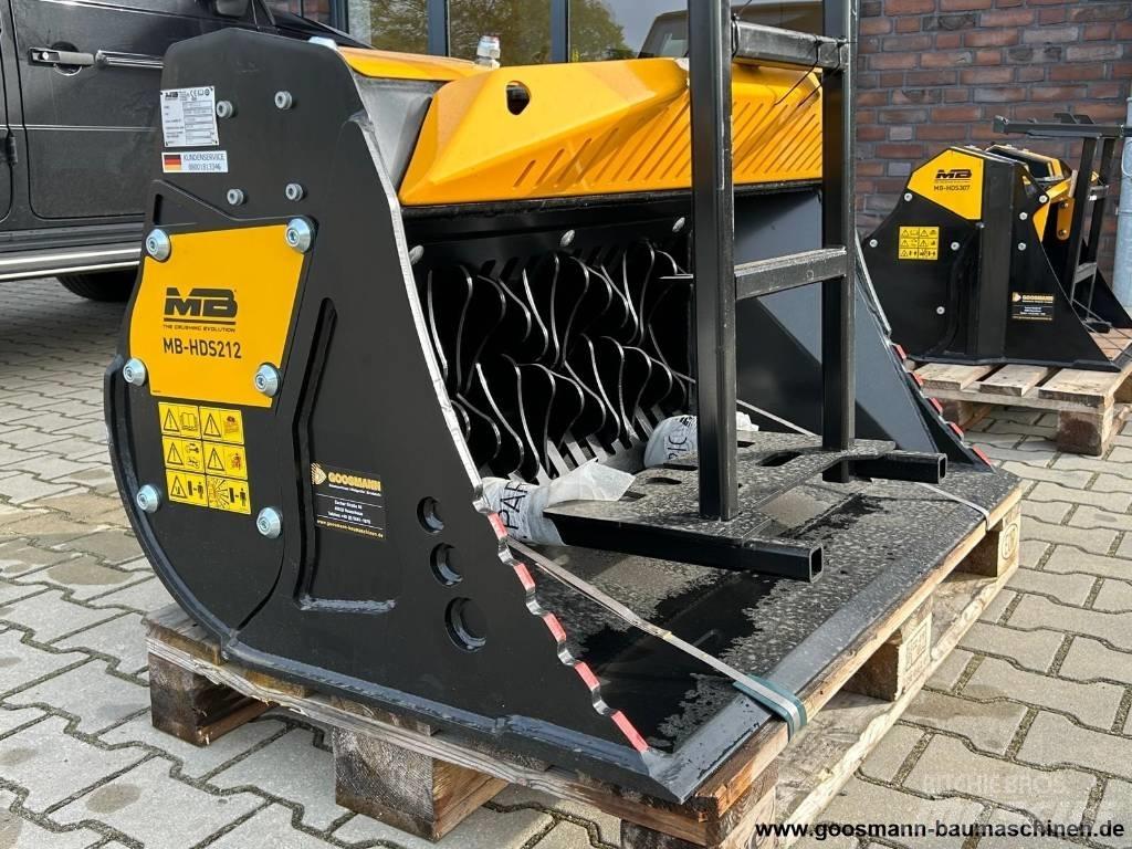 MB Crusher HDS 212 Rotátoros törőkanalak