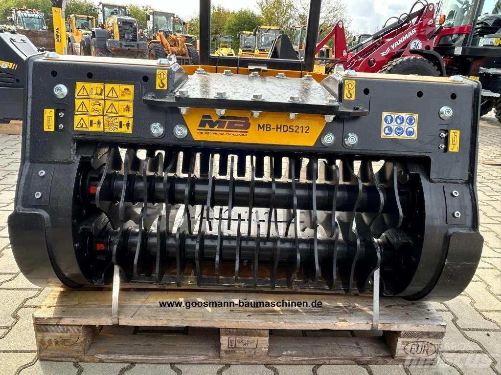 MB Crusher HDS 212 Rotátoros törőkanalak