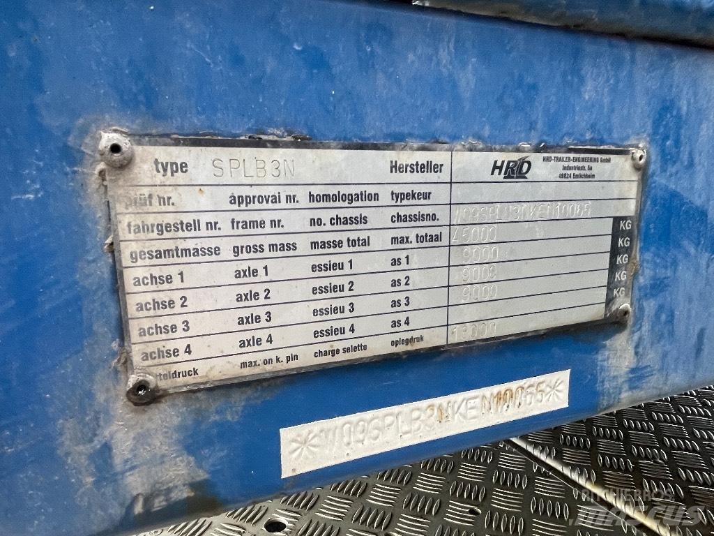 HRD Platform Platós / Ponyvás félpótkocsik