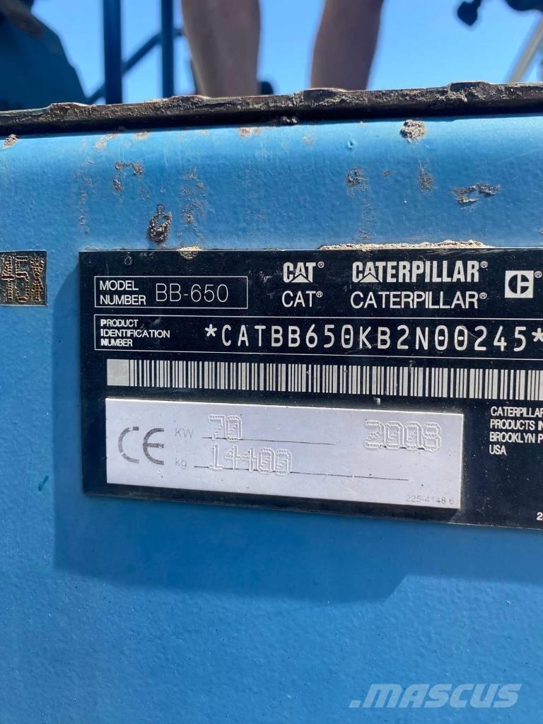 CAT BB 650 Aszfalt terítõ gépek