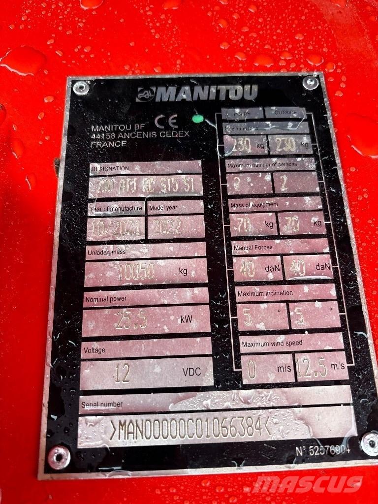 Manitou 200 ATJ RC Karos emelők