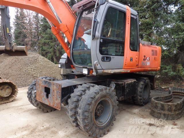 Hitachi ZX 160 W Gumikerekes kotrók