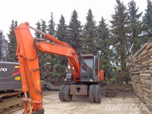 Hitachi ZX 160 W Gumikerekes kotrók