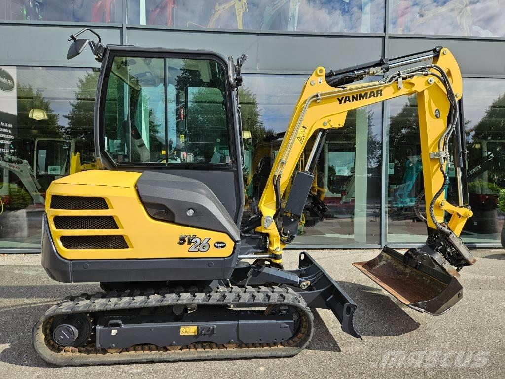Yanmar SV 26 Mini kotrók < 7t