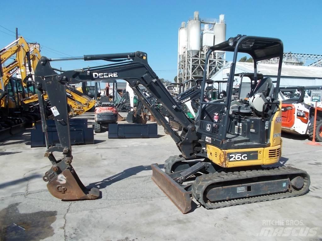 John Deere 26G Mini kotrók < 7t