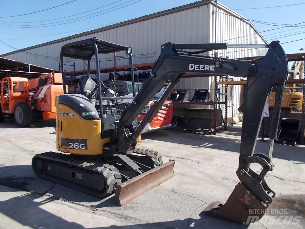 John Deere 26G Mini kotrók < 7t
