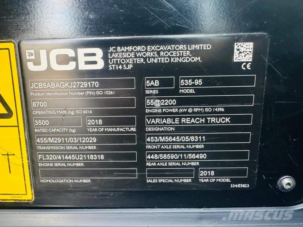 JCB 535-95 Teleszkópos rakodók