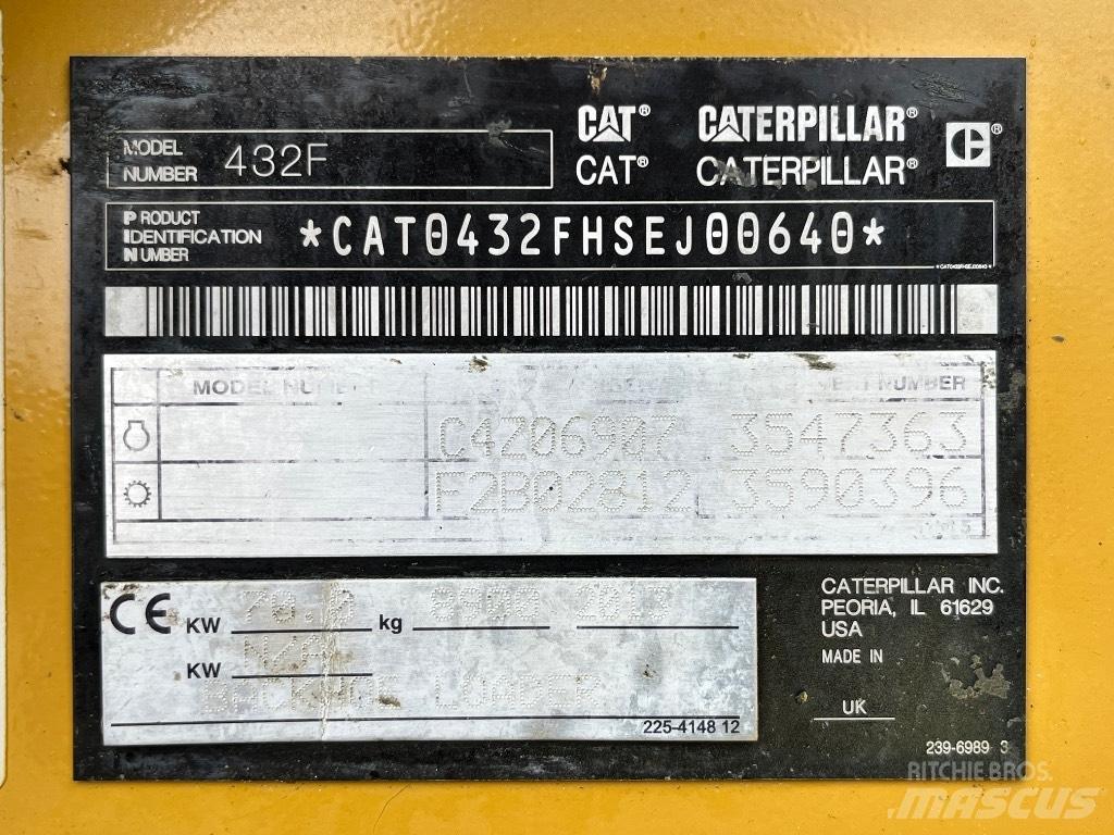 CAT 432 F Kotrórakodók