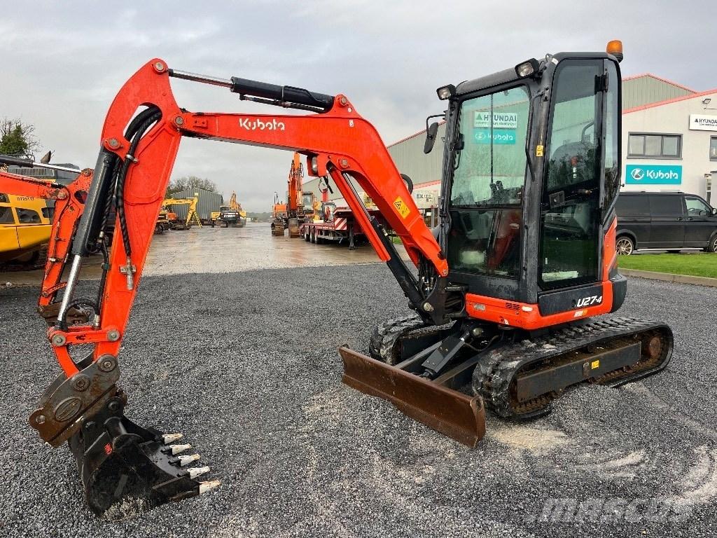 Kubota U 27-4 Mini kotrók < 7t
