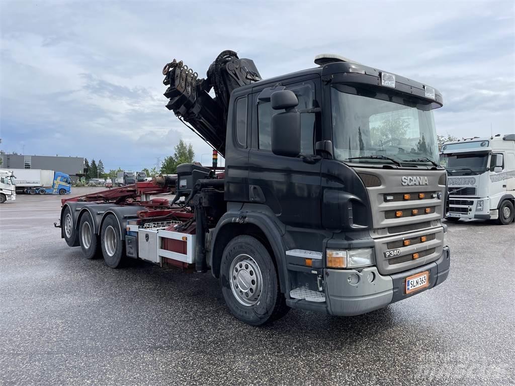 Scania P340 8x4 Darus teherautók