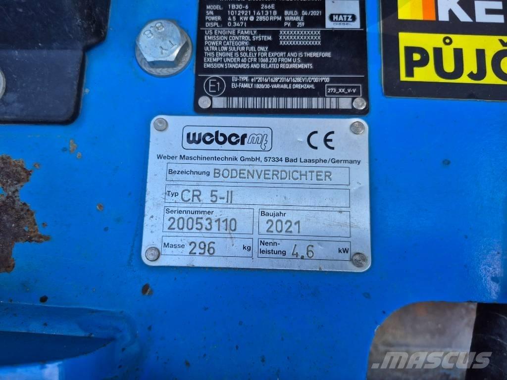 Weber CR5-II Talajtömörítő gépek