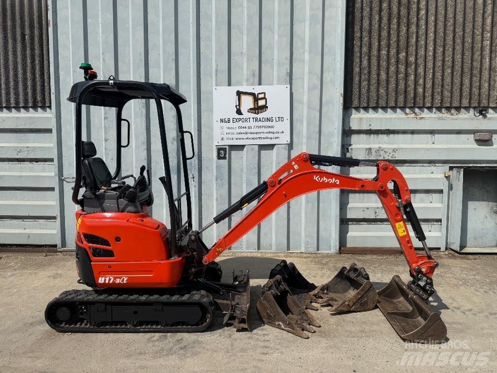 Kubota U 17 Mini kotrók < 7t