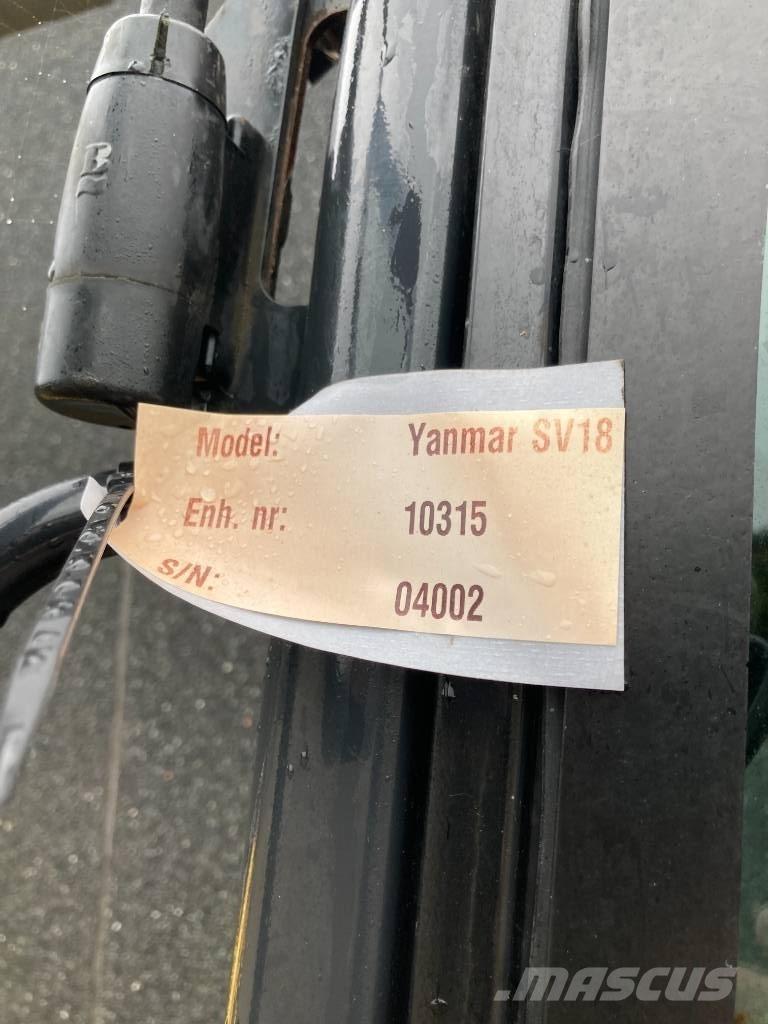 Yanmar SV 18 Mini kotrók < 7t