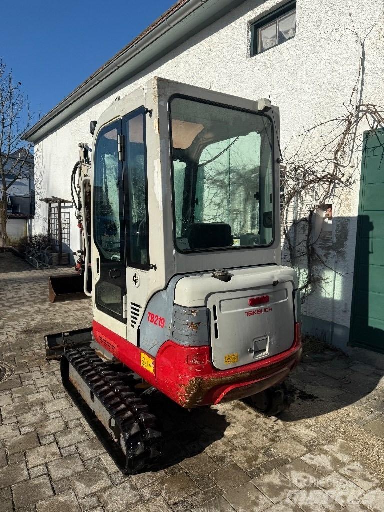 Takeuchi TB 219 Mini kotrók < 7t