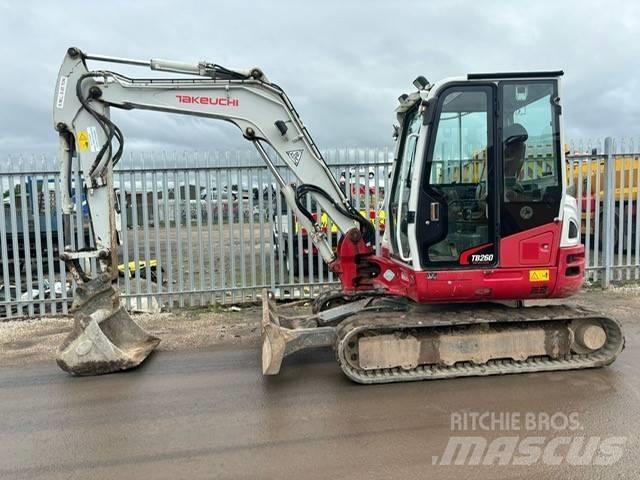 Takeuchi TB260 Mini kotrók < 7t