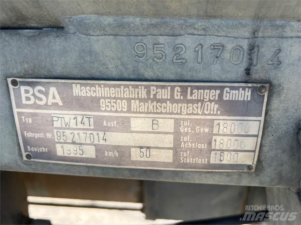 BSA PTW 14 T Poranyag tartályos